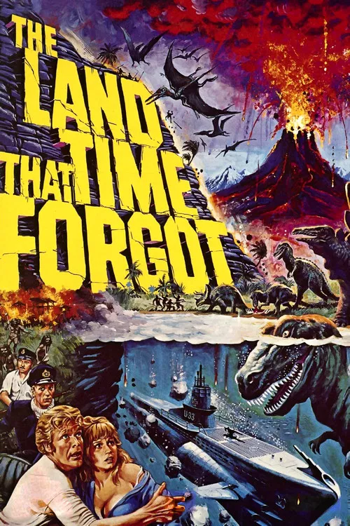 被时间遗忘的土地(1974)海报
