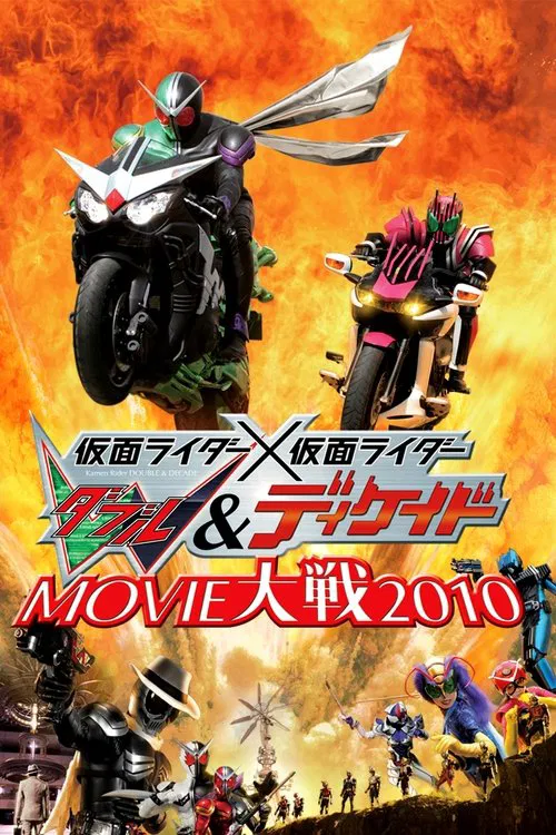 假面骑士×假面骑士 W(Double) Decade MOVIE大战2010(2009)海报