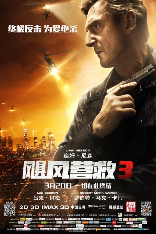 飓风营救3(2014)海报