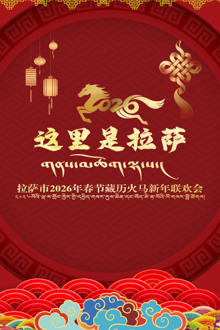 拉萨市2026年春节藏历火马新年联欢会(2026)海报
