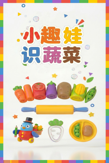 小趣娃识蔬菜(2026)海报