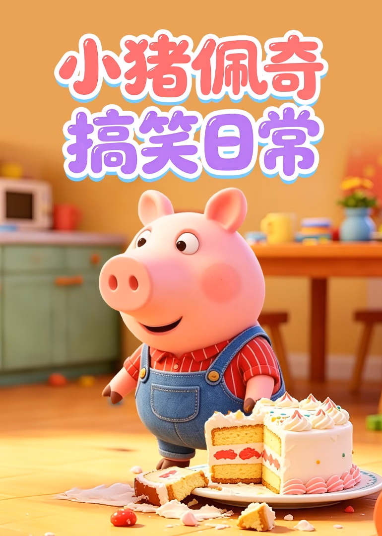 小猪佩奇搞笑日常海报