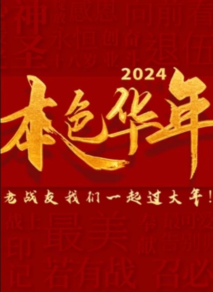 2024本色华年龙年老兵春晚(2024)海报