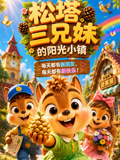 《松塔三兄妹的阳光小镇》(2026)海报