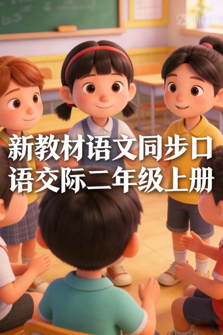 新教材语文同步口语交际二年级上册海报