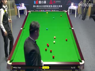 2025斯诺克西安大奖赛64进32 吴宜泽5-2徐思 20251008海报