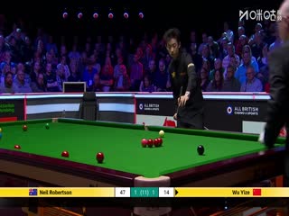 斯诺克英锦赛正赛16进8轮次 尼尔·罗伯逊6-1吴宜泽(秦正、庞卫国) 20251203海报
