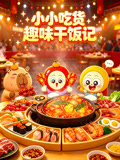 小小吃货趣味干饭记(2026)海报