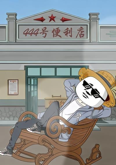 444号便利店海报