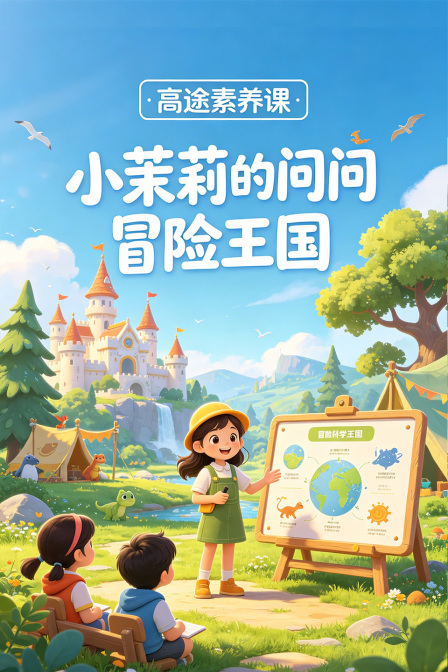高途素养课:小茉莉的问问冒险王国(2026)海报