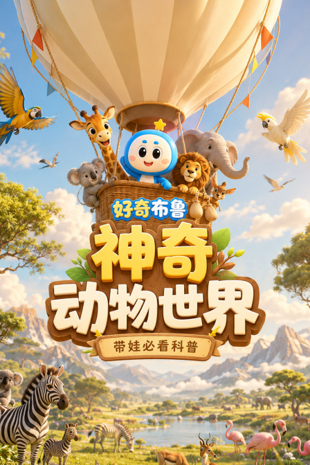 好奇布鲁:神奇动物世界(2025)海报