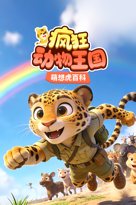 萌想虎百科:疯狂动物王国(2025)海报