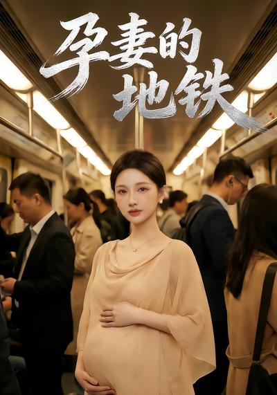 孕妻的地铁海报