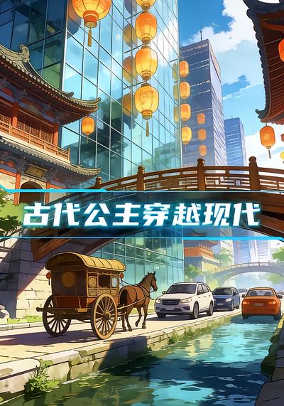 古代公主穿越现代海报